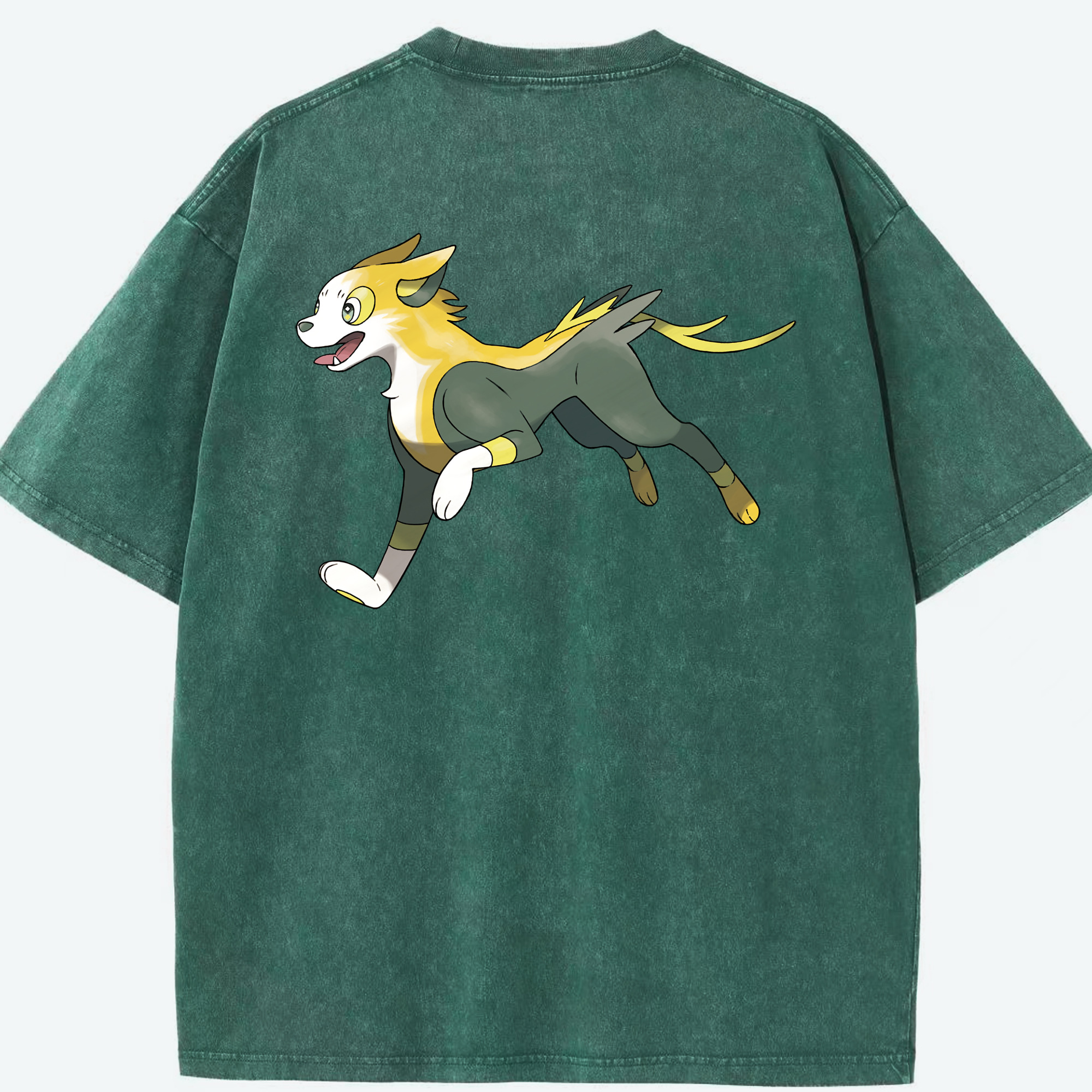 （画像用） ポケットモンスター Pokémon 綿100% ヴィンテージ風 半袖Tシャツ（背面プリント）